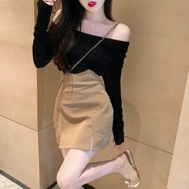 Modern Chic Hip Skirt Alluring Style For Fall Nights