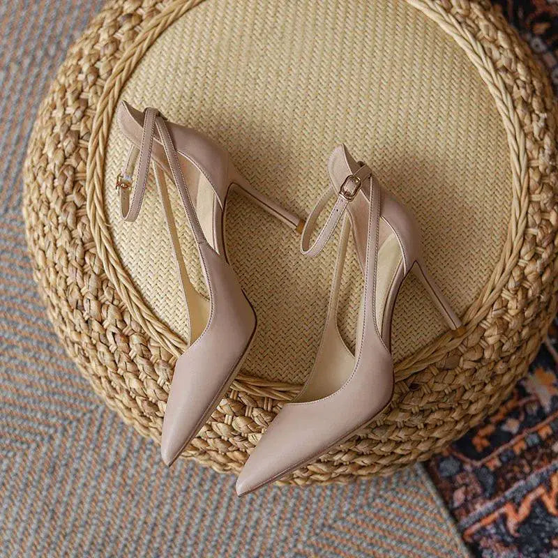 Feiyan Elegance Nude High Heels With Skirt Fashion