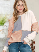 Comfortable Patchwork Tee for Women