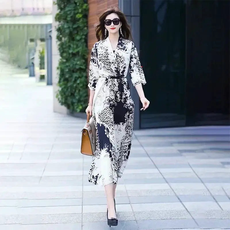 Breathable Mulberry Silk Dress Luxury Attire for Summer