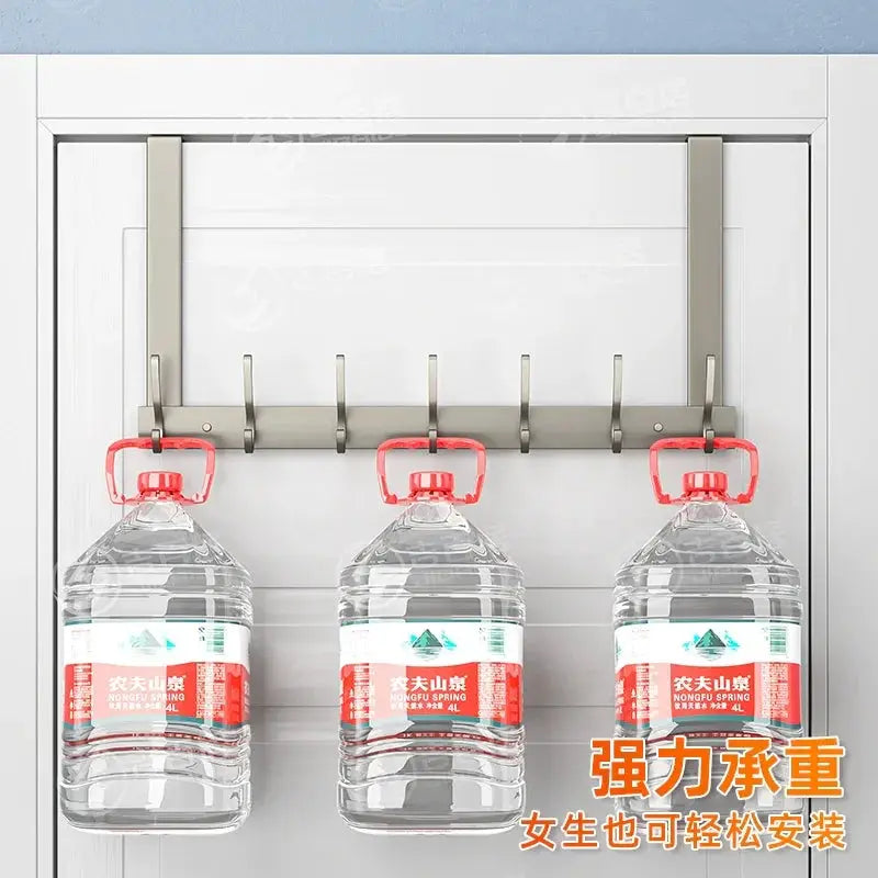 Jibaiju Entrance Door Rear Hook Rack Wall Mounted Storage
