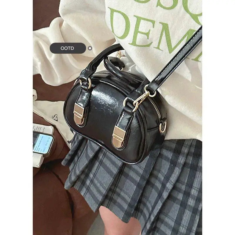 Retro South Korea Shell Bag PU Crossbody Essential