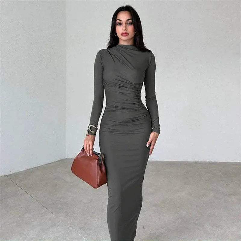 Chic Slim Fit Sheath Dress for Sophisticated Style