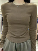 Cozy Winter Apricot Shirt for Commuters