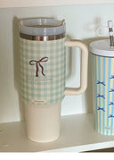304 Stainless Steel Insulated Ice Cup With Straw Handle