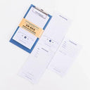 White Kraft Paper Splint Notepad Memo Note Series Mocard