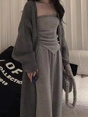 Early Spring Idle Style Cardigan Tube Top Versatile Essential