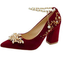 Xiuhe Maternity Bridal Shoes for Expecting Brides in Autumn