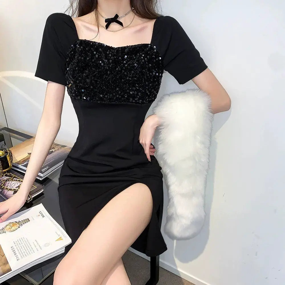 Luxury Sequin Skirt Exquisite Socialite Style For Summer