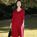 Slimming Dress for Modern Women Office
