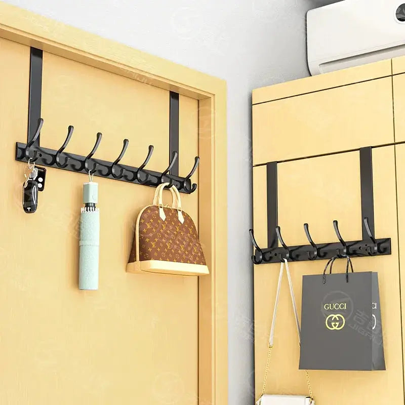 No Punch Hanger Wall Hanging Door Rear Hook Storage Rack