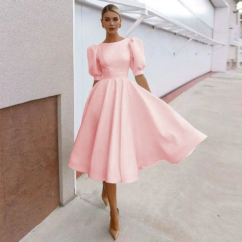 Elegant Sleeveless Button Dress For Sophisticated Chic Style