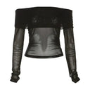Cozy Mesh Top for Women Street Style