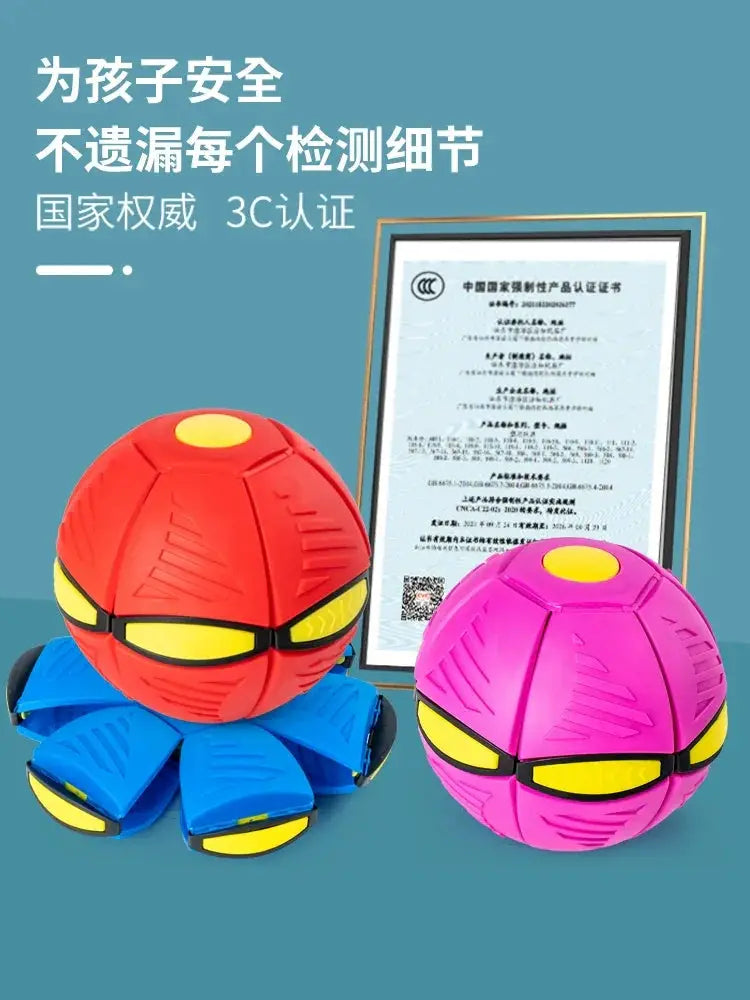 Elastic Stepping Ball Deformation Luminous Bouncy Ball - OurLum.com