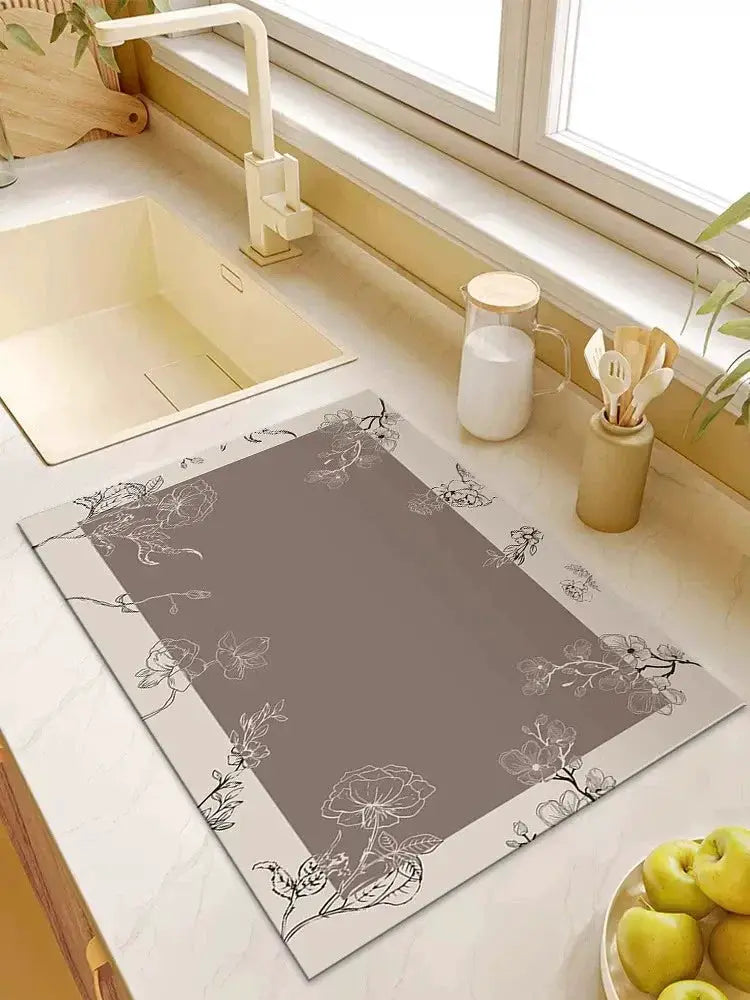 Accessible Luxury Diatom Mud Quick Drying Kitchen Mat