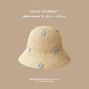 Straw Hat French Girls Travel Seaside Sunshade Lace Cap