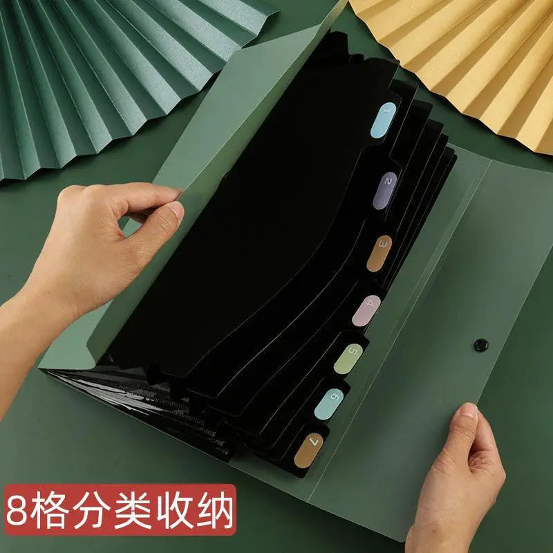 A4 Multi Layer Folder Accordion File Bag Large Capacity
