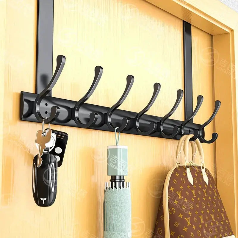 No Punch Hanger Wall Hanging Door Rear Hook Storage Rack