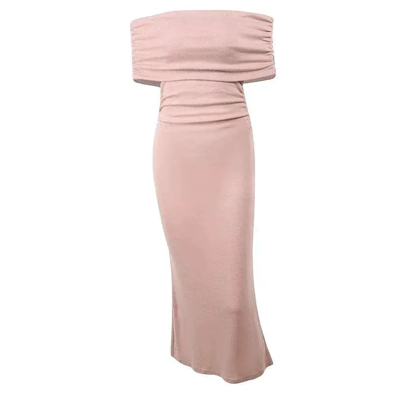 Instahot Elegant Slit Dress Modern Chic Fashion For Youth