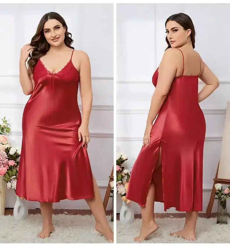 Plus Size Nightdress Lightweight Summer Sleepwear Comfort