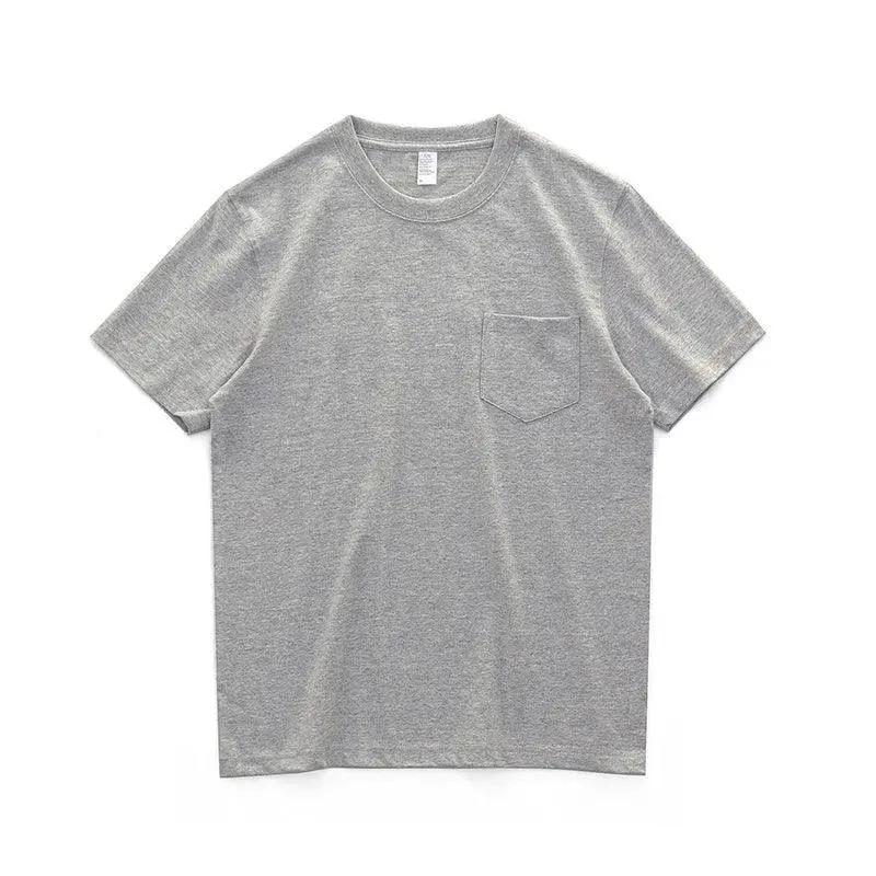 Workwear White Pocket Tee Durable Cotton — product view 12