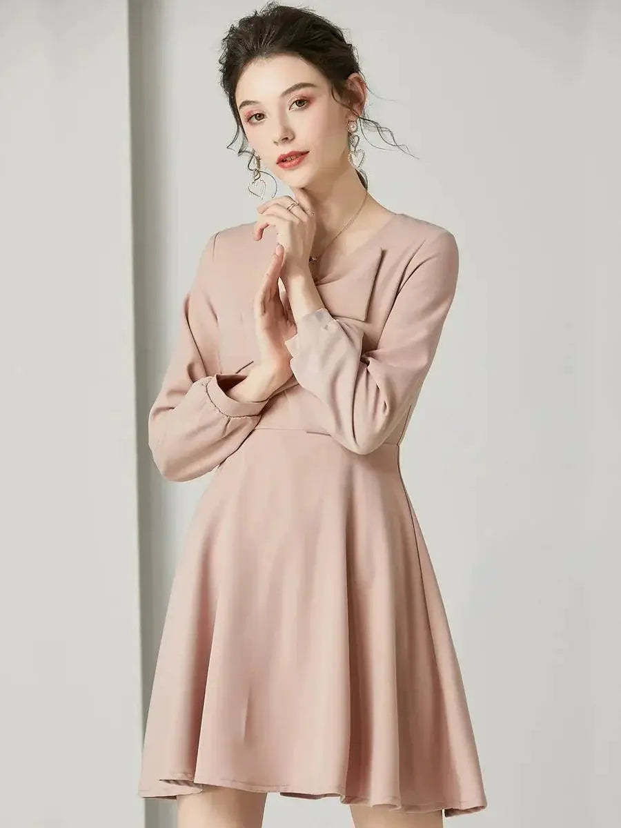 Lotus Pink Dress For Spring Fashion Elegance And Style Chic