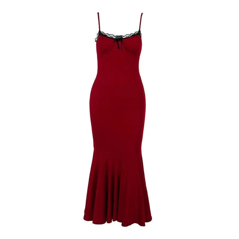 Spicy Retro Elegance Alluring Fashion Statement Dress