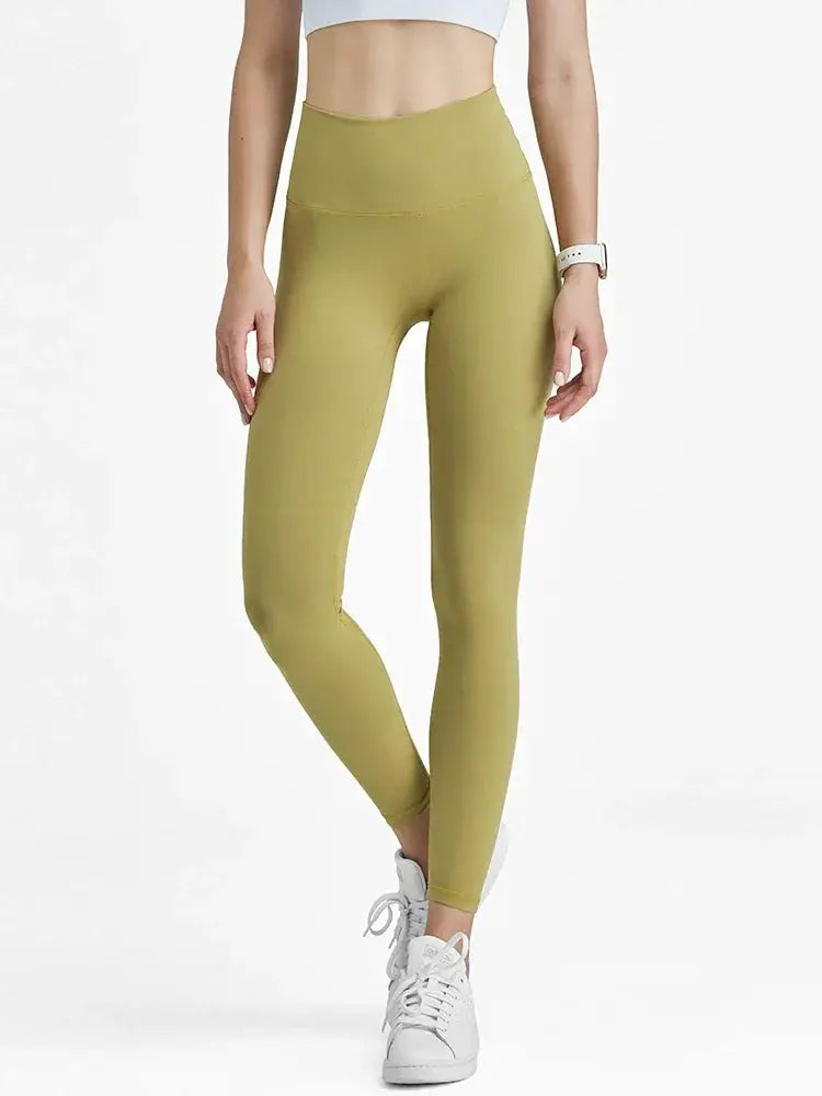 Hip Lifting Yoga Fitness Pants No Embarrassment Line Design
