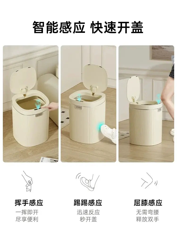 Accessible Luxury Smart Inductive Large Trash Bin 2023