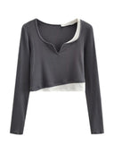 Retro Jazz Top Vintage Style Winter Blouse Street Fusion