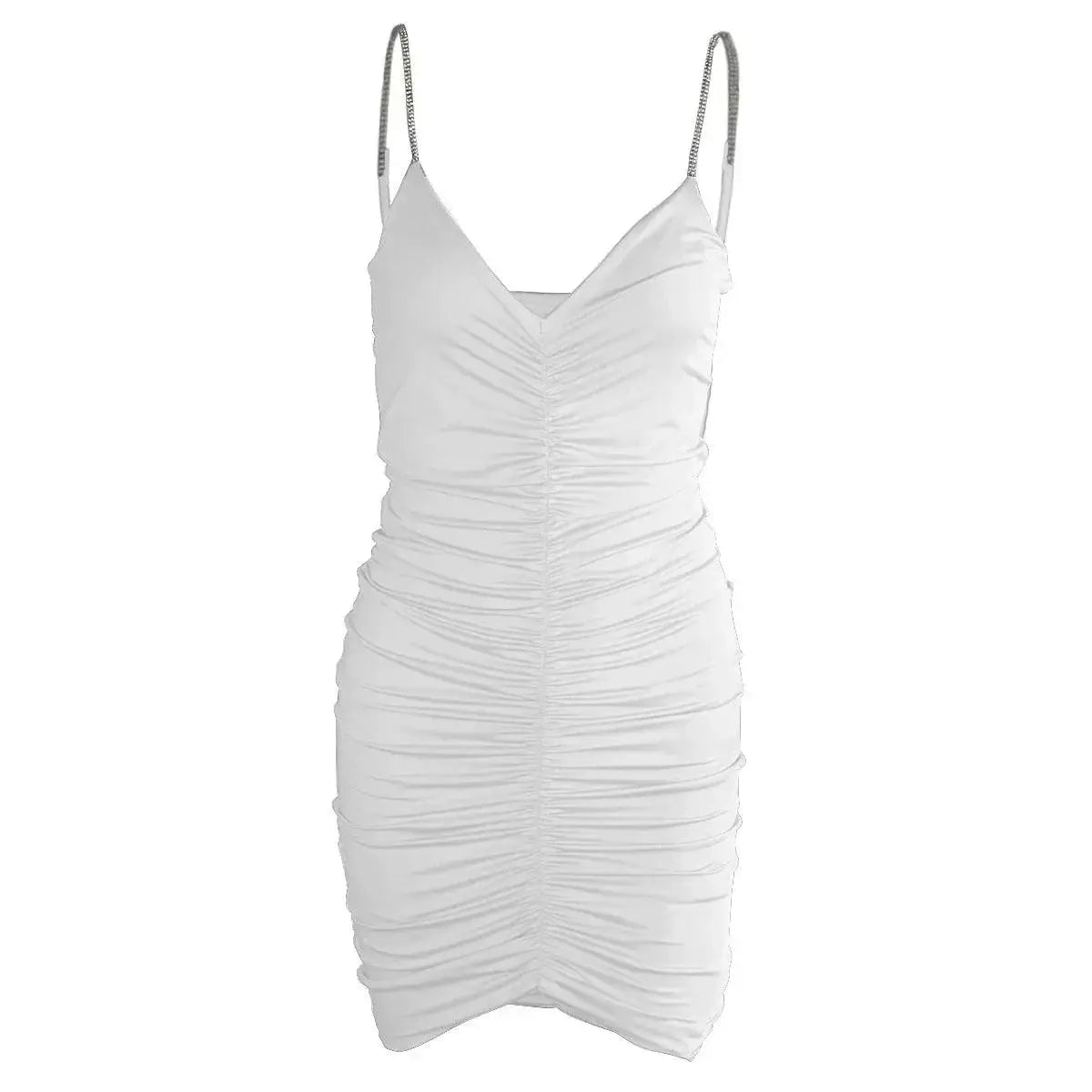 Elegant Evening Sling Dress With Chic Silhouette And Allure