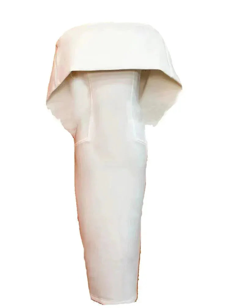 Retro Wind Off The Shoulder Dress Elegant Spring Fashion
