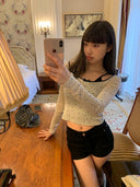 Comfy Wave Point Polka Dot Long Sleeves Shirt Stylish Commute