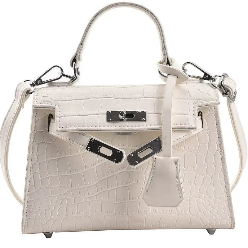 Spring Crocodile Pattern Shoulder Bag PU Leather Women