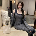 Youthful Vibe Striped Set: Elevate Fall Style Fashion