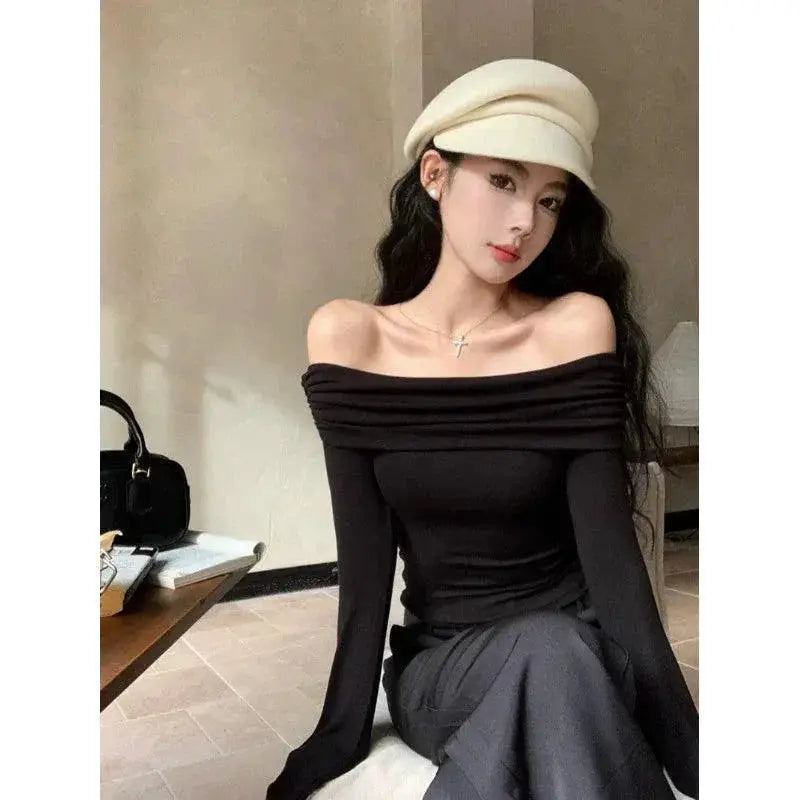 Sexy Off Shoulder T Shirt Autumn Fashion Sensation Chic