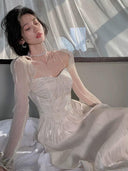 Shimmering Slip Dress: Elegant Wedding and Party Attire