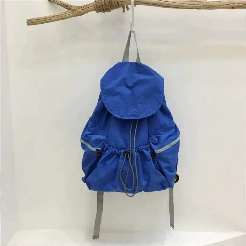 Small Nylon Drawstring Backpack Versatile Travel Companion