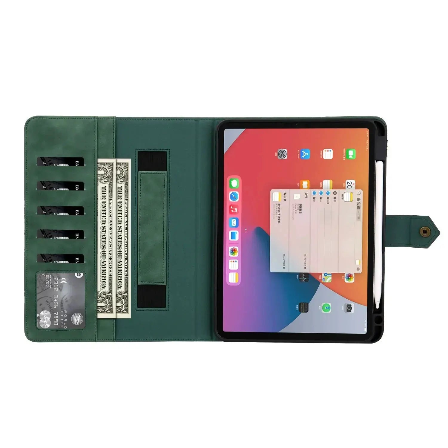 Leather Case for iPad Mini 6 Matte Flip Plane Housing Cover