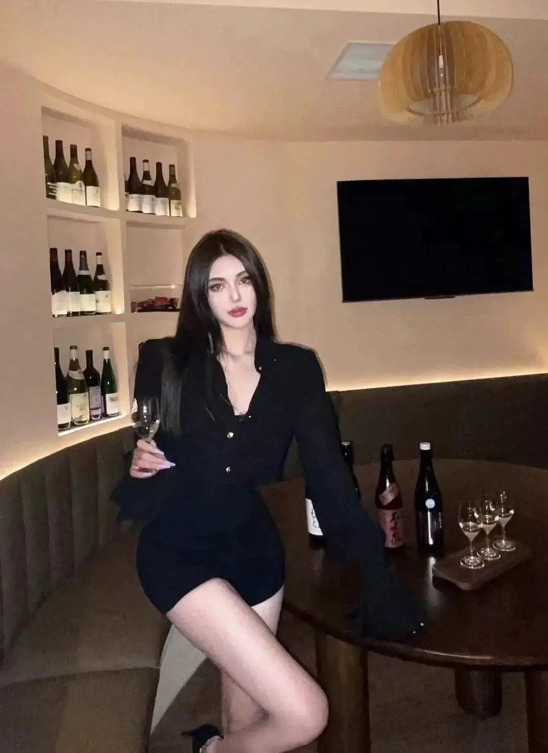 Korean Style Black Shirt Trendy Autumn Fashion Essential