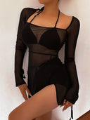Night Club Mesh Dress: Seductive Fashion Statement for Women