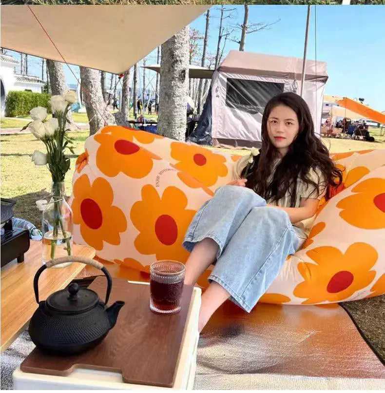 Outdoor Mattress Inflatable Sofa for Camping and Picnics