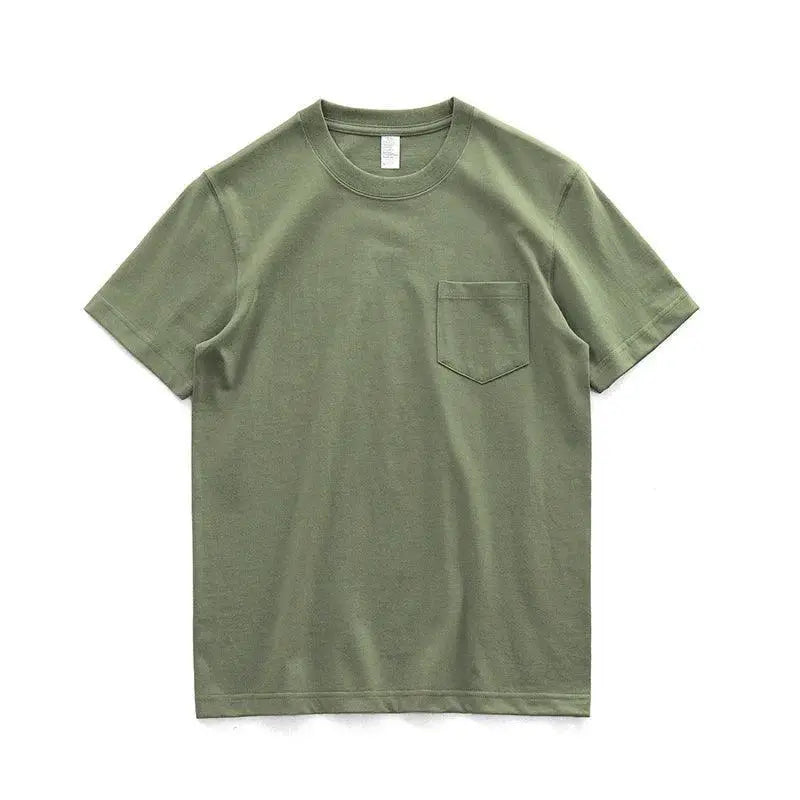 Workwear White Pocket Tee Durable Cotton — product view 14