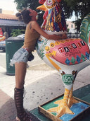 Denim Wide Leg Shorts: American Style A-line Summer Trend