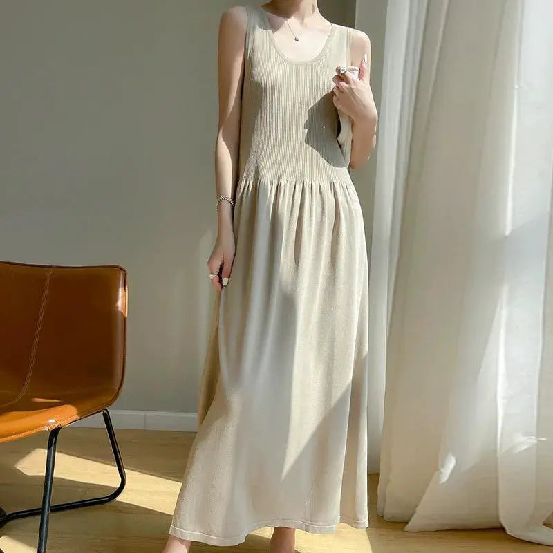 Ice Silk Suspender Skirt Sophisticated Elegance And Comfort