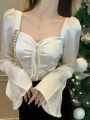 Satin Top for Office and Events