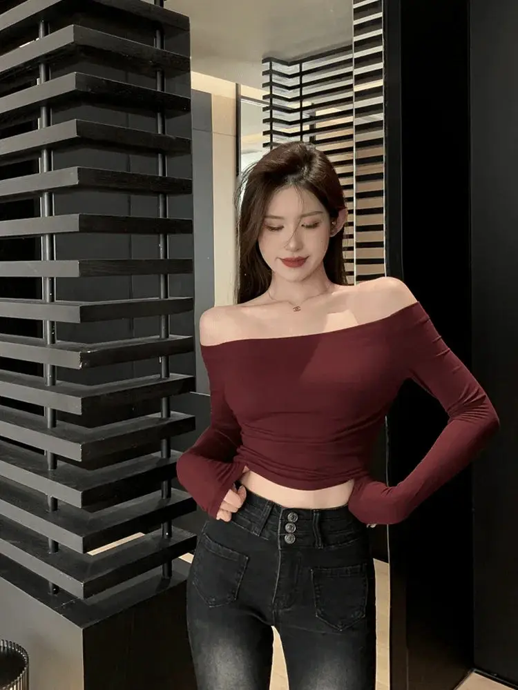 Seductive Red Blouse Feminine Chic Fashion Essential