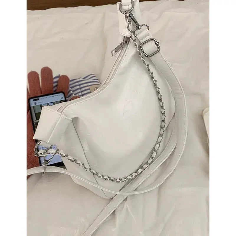 Fashionable PU Shoulder Tote Bag For Women Carryall