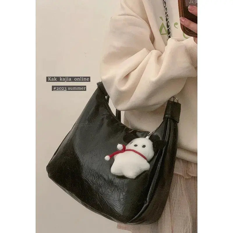 Fashionable PU Shoulder Tote Bag For Women Carryall