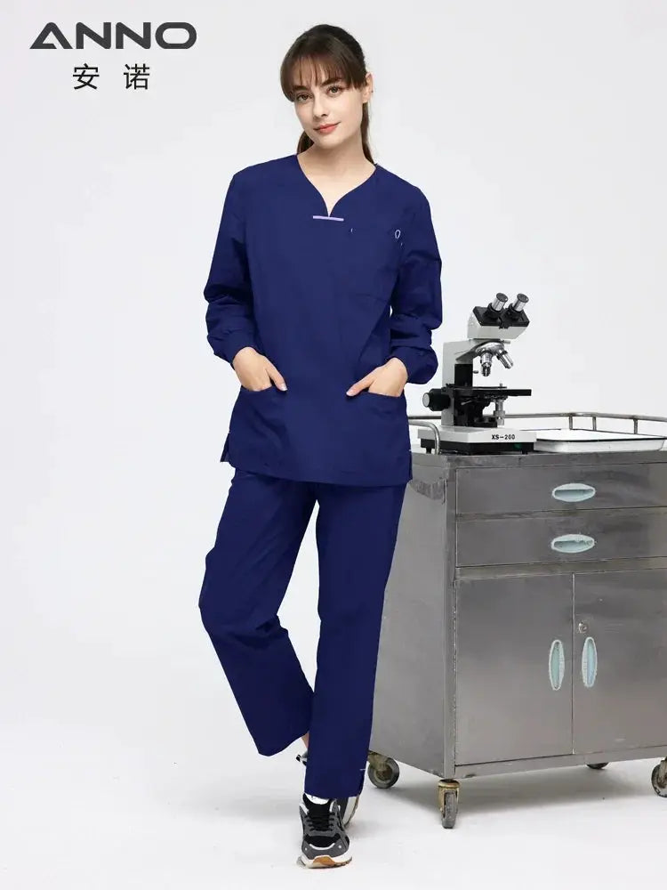 Annuo Elastic Dental Women's Surgical Gown for Comfort
